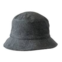 Big Size (62-66cm) Grey Terry Towelling Hat (cotton & polyester w/adjustable band)